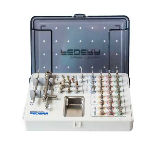 Federa - Caja plástica contenedora p/instrumental quirúrgico