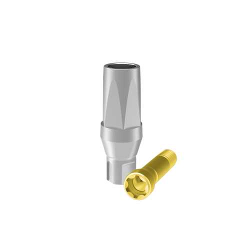 Federa - Pilar Ø 3.3, altura 5.5 mm
con tornillo pasante para prótesis cementada