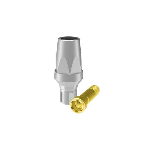 Federa - Pilar Ø 4.1, altura 5.5 mm
con tornillo pasante para prótesis cementada