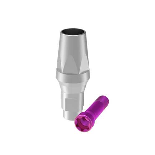 Federa - Pilar Ø 4.1, altura 5.5 mm
con tornillo pasante para prótesis cementada