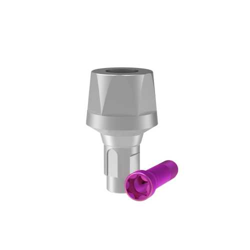 Federa - Pilar Ø 5.5, altura 4 mm
con tornillo pasante para prótesis cementada